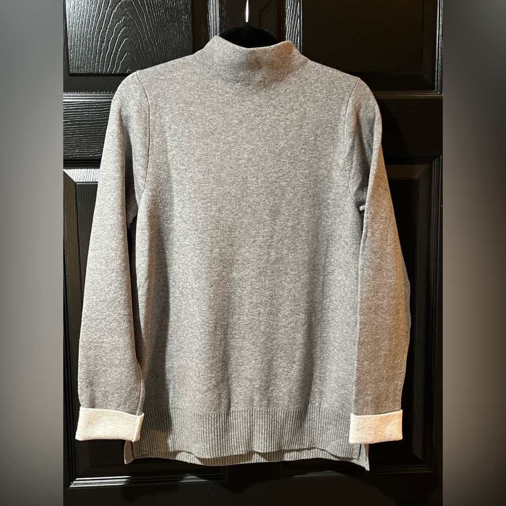 J. Jill Gray and Cream Women's Sweater - Picture 7 of 11